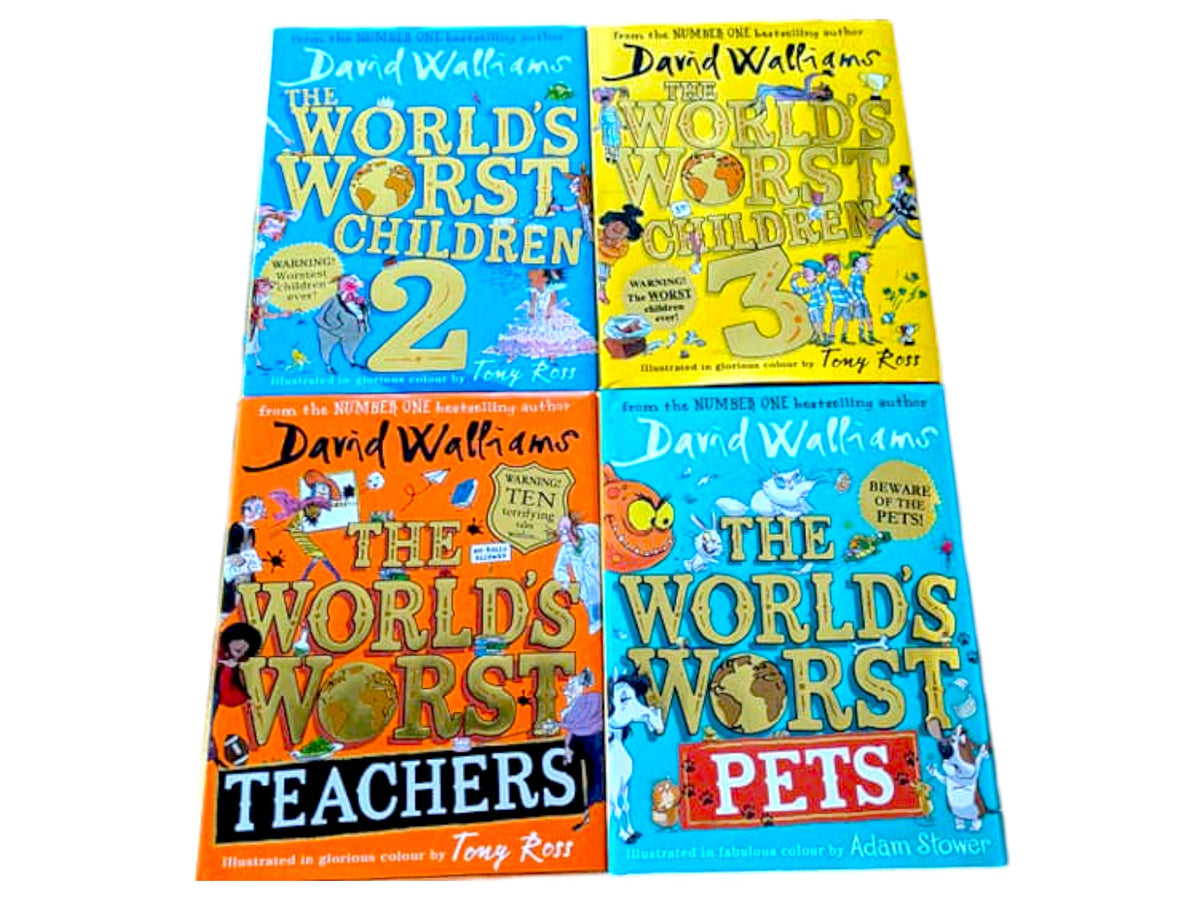 David Walliams Book Bundle: World's Worst Series, Gift Bound