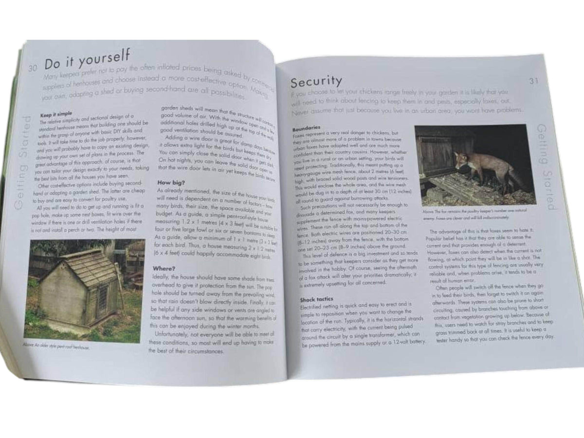 Vintage Keeping Chickens Book Bundle: Gift for Chicken Keepers