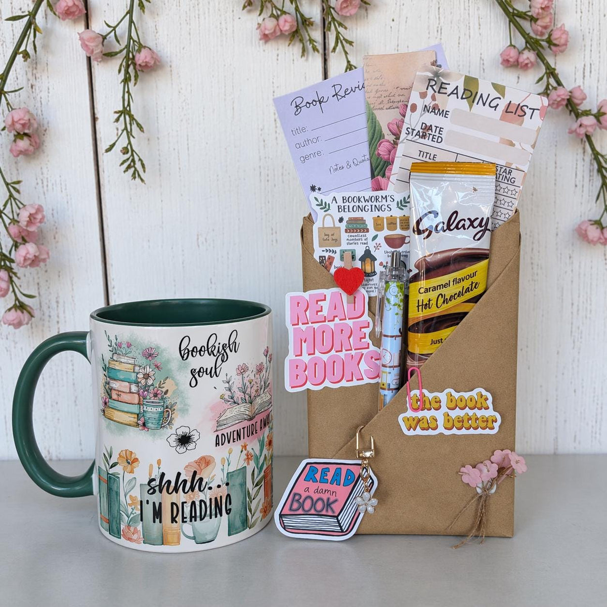 Blind Date with a Book Gift Set | Bookworm Gift Box | Bookish Mug & Reading Gift | Gift for Readers | Bibliophile Gift