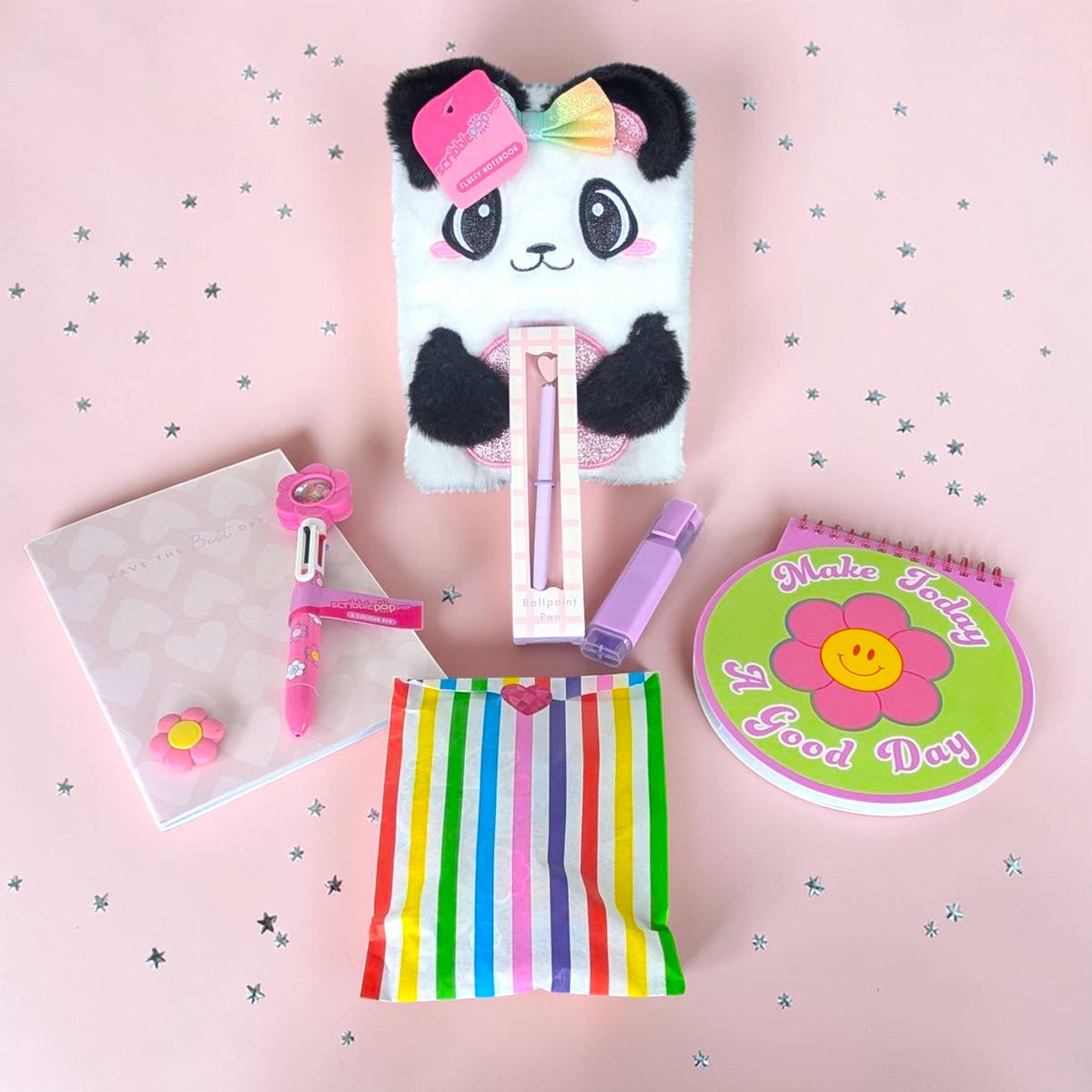 Panda Stationery Box Set – Writing Set with Optional Mystery Children's Book