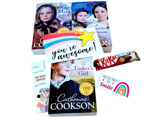 Catherine Cookson Book Bundle: Gift Set with Ribbon & Bookmark