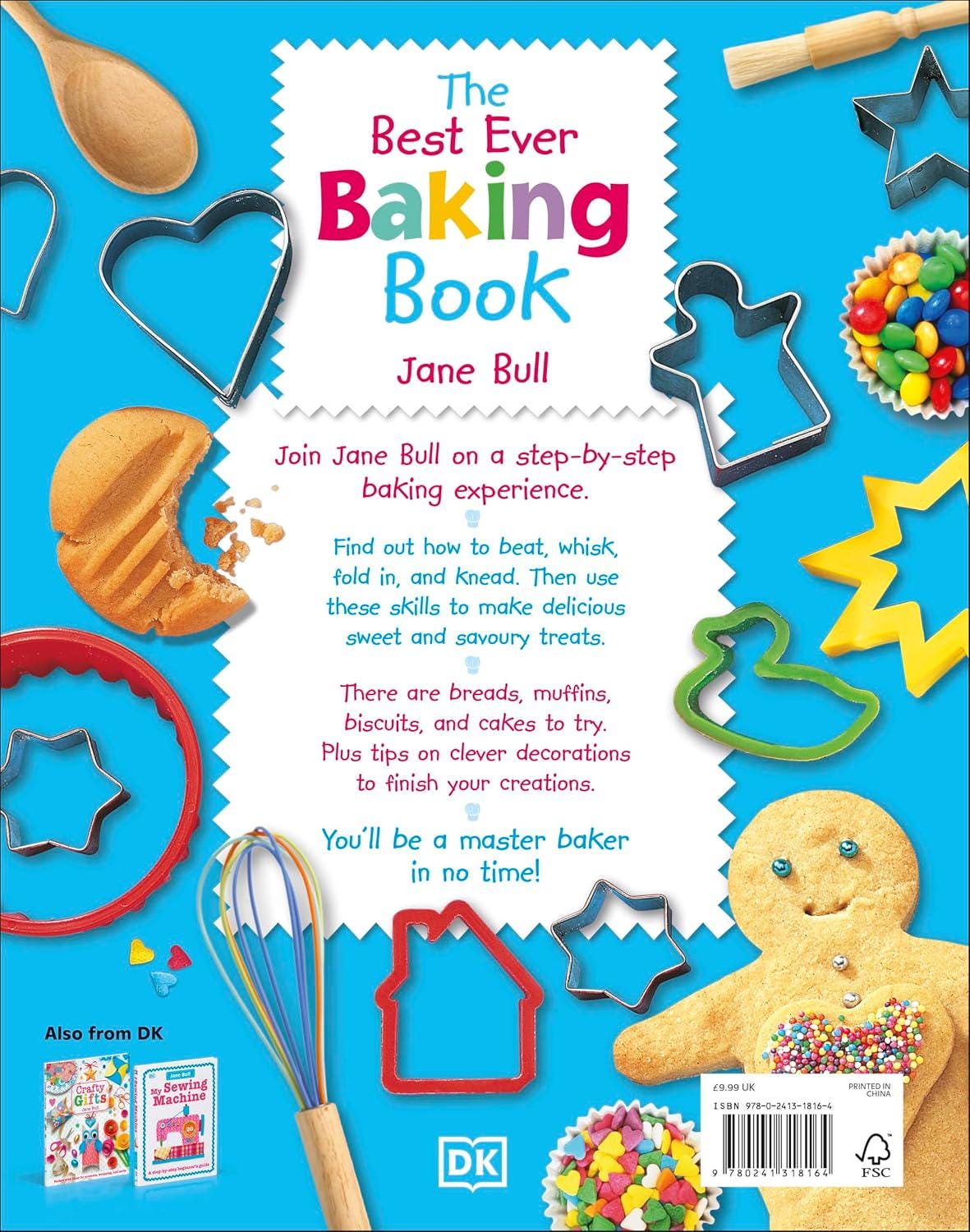 Kids Baking Gift Set for Children | Lakeland Baking Set, Cookbook & Child's Apron Set | Little Baker Gift | Christmas Present | 3+