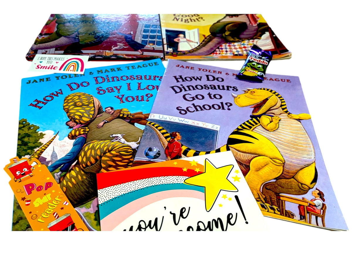 Dinosaur Book Bundle: Preloved Children's Books Gift Set