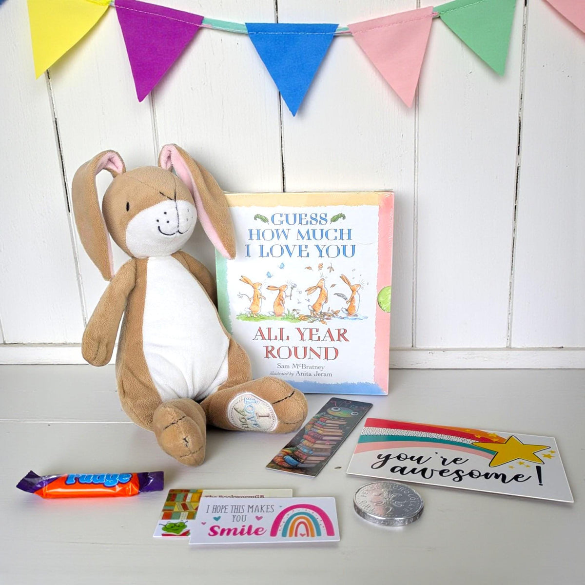 Guess How Much I Love You Gift Set – Bunny Plush, Children’s Books – Kids Present Bundle