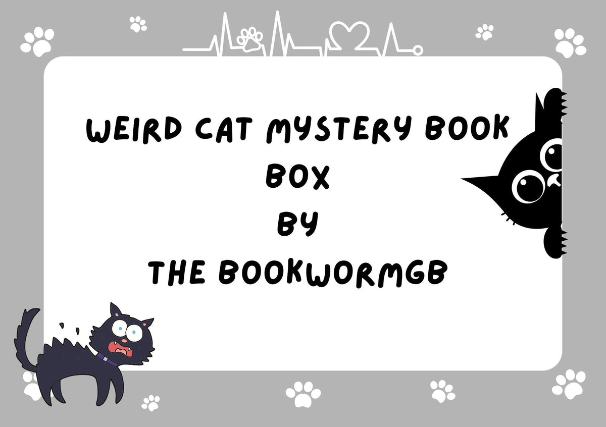 Black Cat, Mystery Book Gift Set | Cat Lover Book Box | Scaredy Cat Journal & Tote Bag | Bookworm Gift | Weird Cat Gift