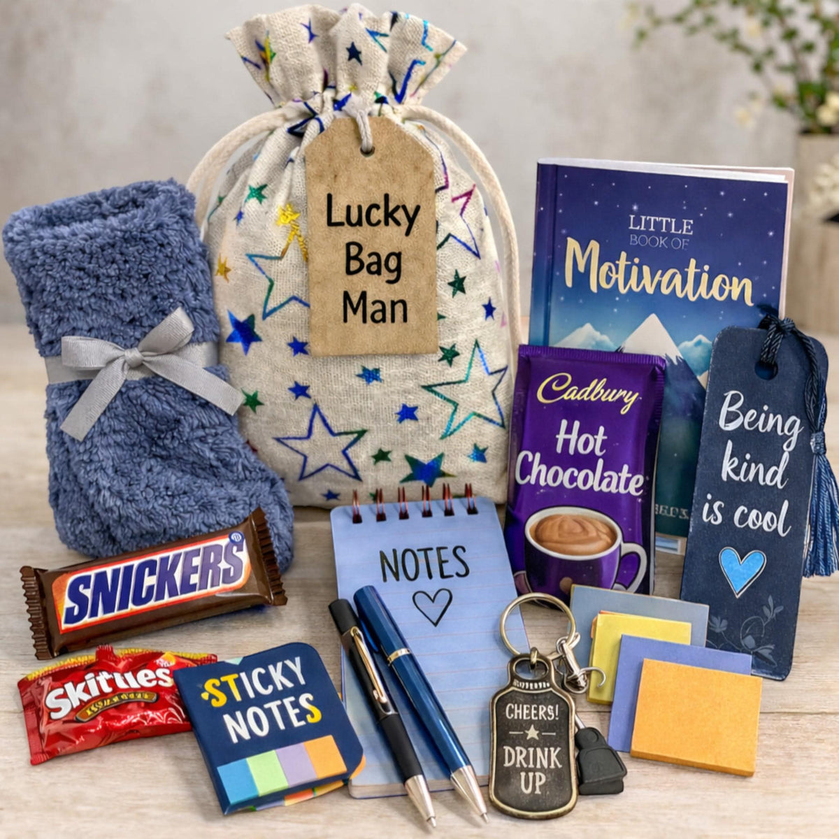 Lucky Mystery Gift Bag | Girl or Boy Surprise Bag | Party Favour Gift | Birthday Graduation Exam Results Gift | Self Care Kit