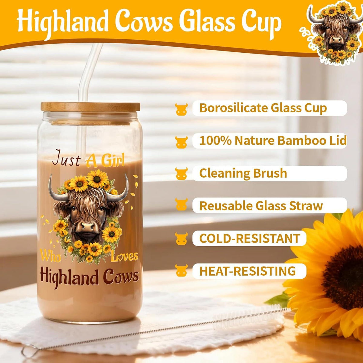 Highland Cow Gift Set | Blind Date With A Book | Book Lover Mystery Gift Box | Cozy Reader Gift | Highland Cow Tote & Accessories
