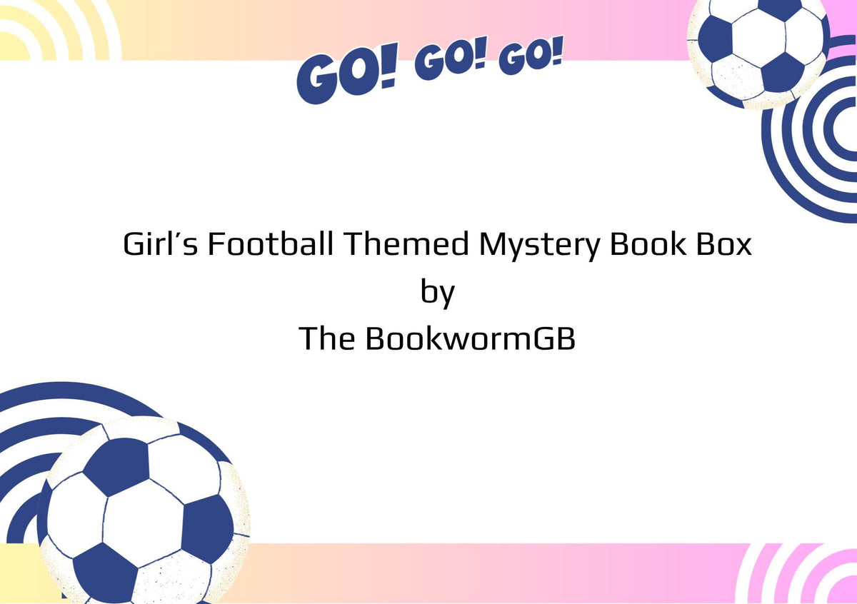 Girls Football Gift Set | Blind Date With A Book | Football Lover | Mystery Book Box | Reader Gift Hamper | Football Gift | Football Journal