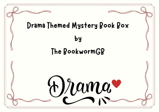 Drama Gift, Theatre Inspired Mystery Book Gift Set | Theatre Lover Reading Box | Tote Bag, Bookmarks, Bookish Gifts | Bookworm Gift