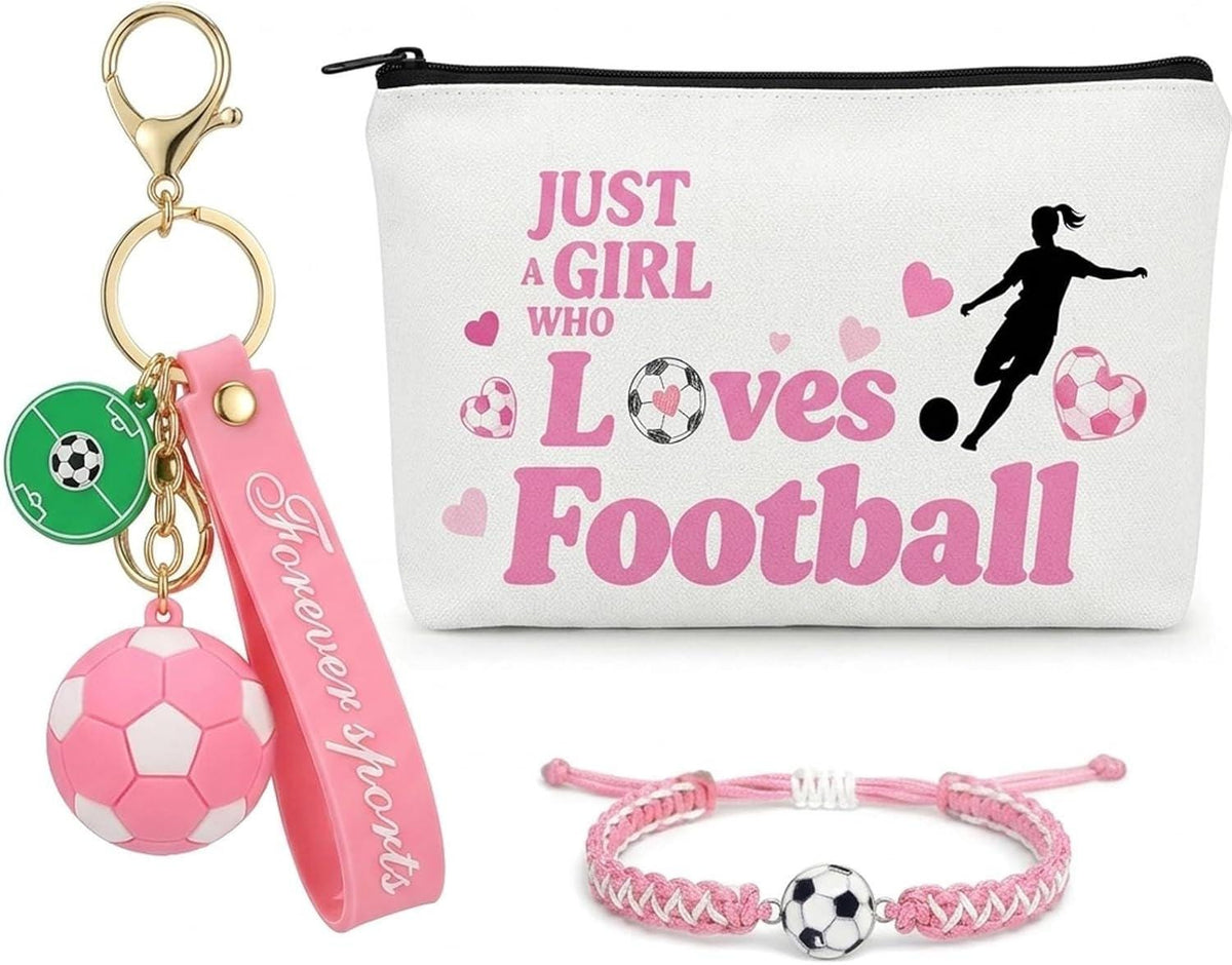 Girls Football Gift Set | Blind Date With A Book | Football Lover | Mystery Book Box | Reader Gift Hamper | Football Gift | Football Journal