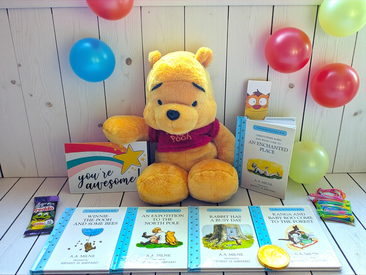 Preloved Winnie-the-Pooh Book Set with Plush | A.A. Milne Kids Gift
