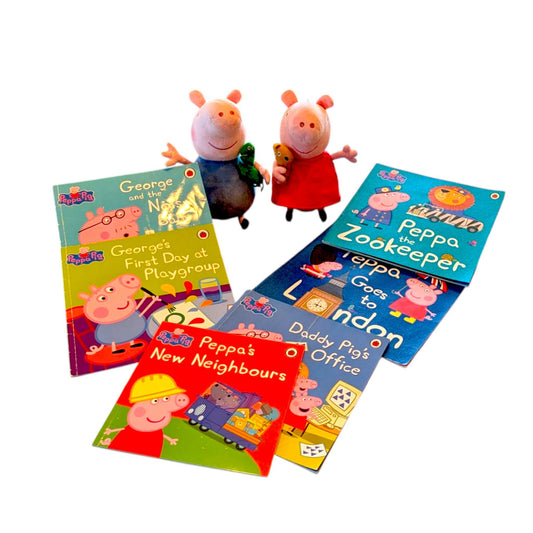 Peppa Pig Book & Plushie Bundle: Children's Reading Gift