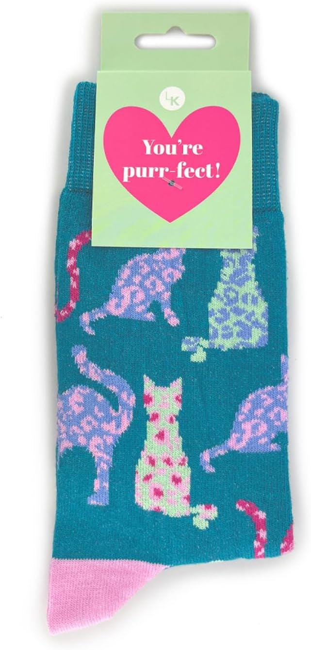 Cat Gift Set | Mystery Book | 2027 Cat Diary, Cat Socks, Bookmark & Chocolate Truffles | Book Lover Gift, Cat Lover Gift
