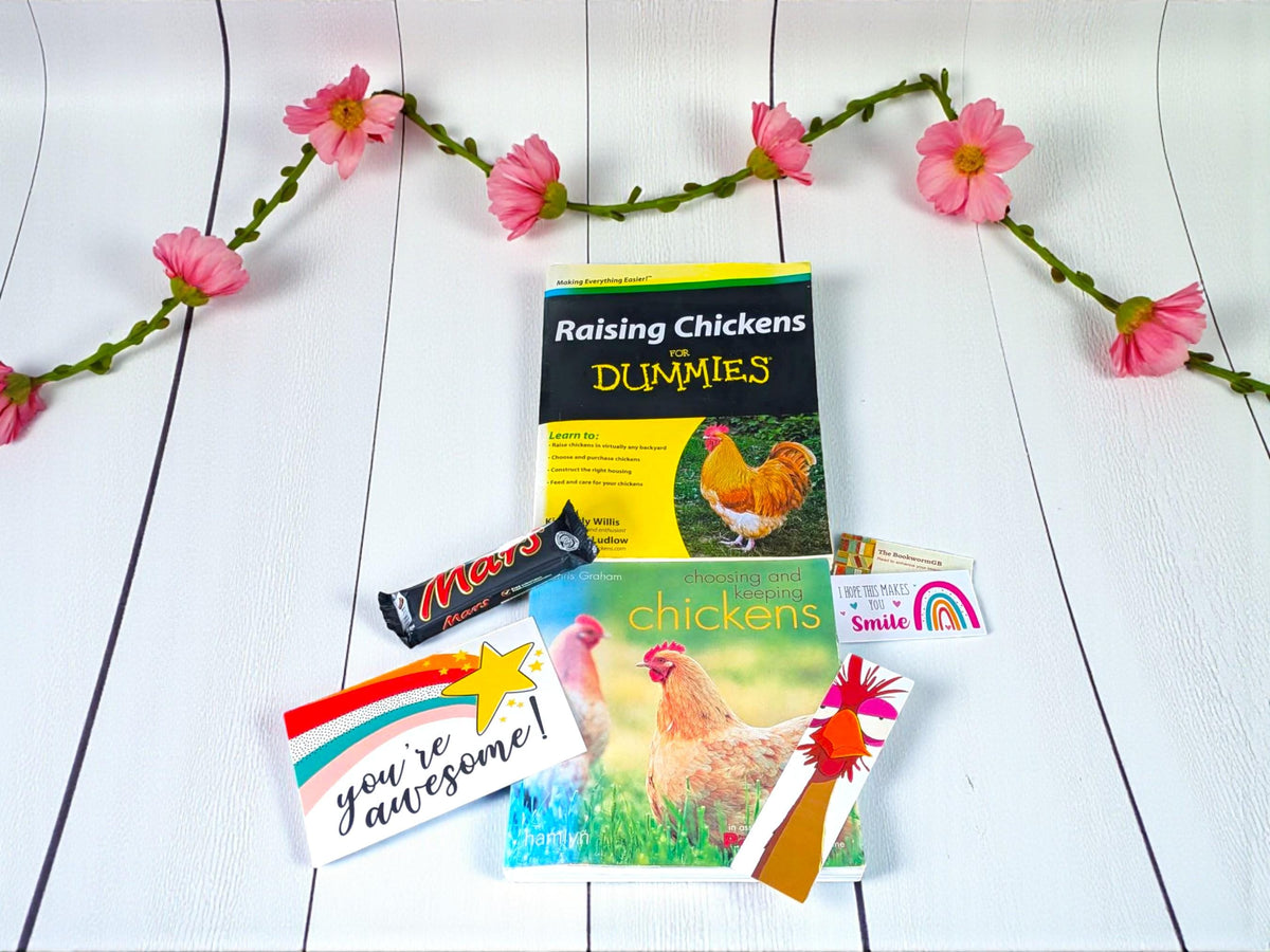 Vintage Keeping Chickens Book Bundle: Gift for Chicken Keepers