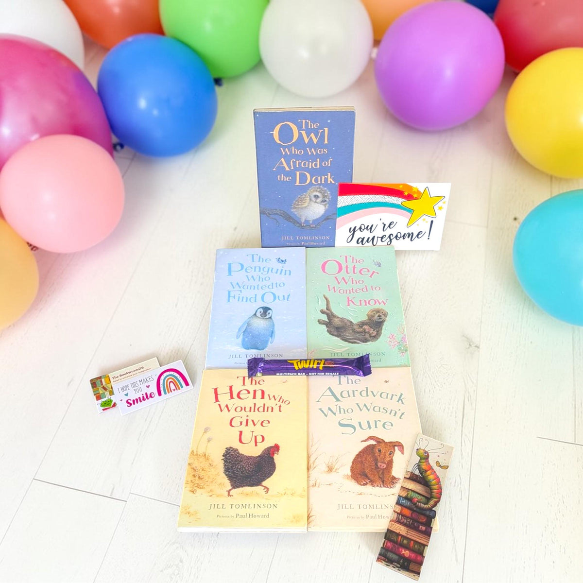 Preloved Kids Book Bundle – Jill Tomlinson Animal Stories Set | Owl Who Was Afraid of the Dark, Penguin, Otter | Classic Children’s Books
