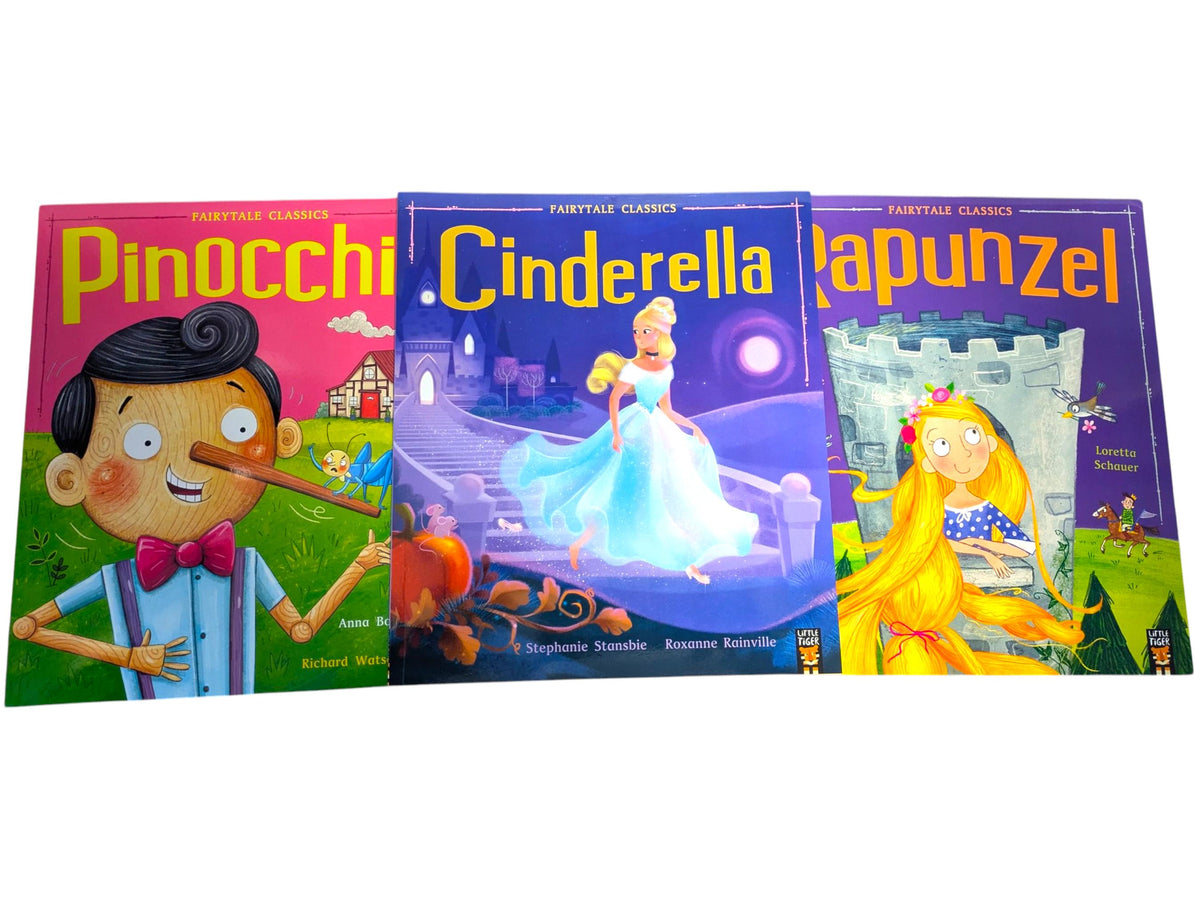 Fairy Tale Book Gift Set with Teddy Bear | Classic Storybook Bundle