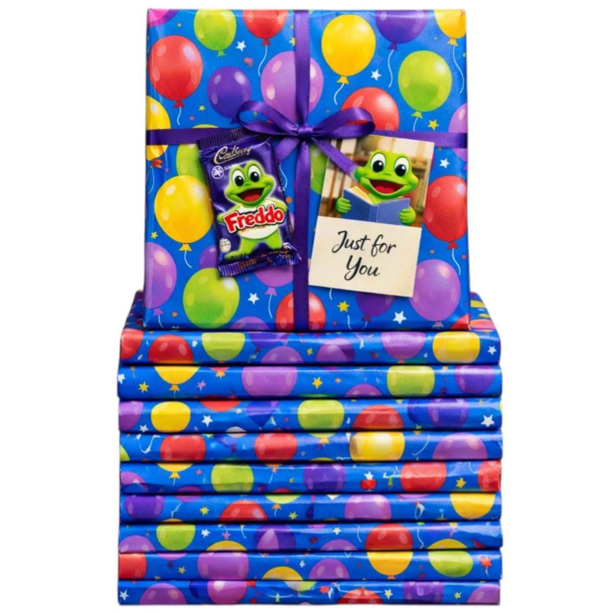 Children's Book Party Favors | Wrapped Book Bundle with Bookmark, Treat and Gift Tag