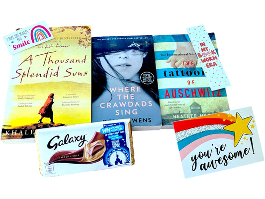 Fiction Book Bundle: Preloved Adult Reads with Bookmark & Treat