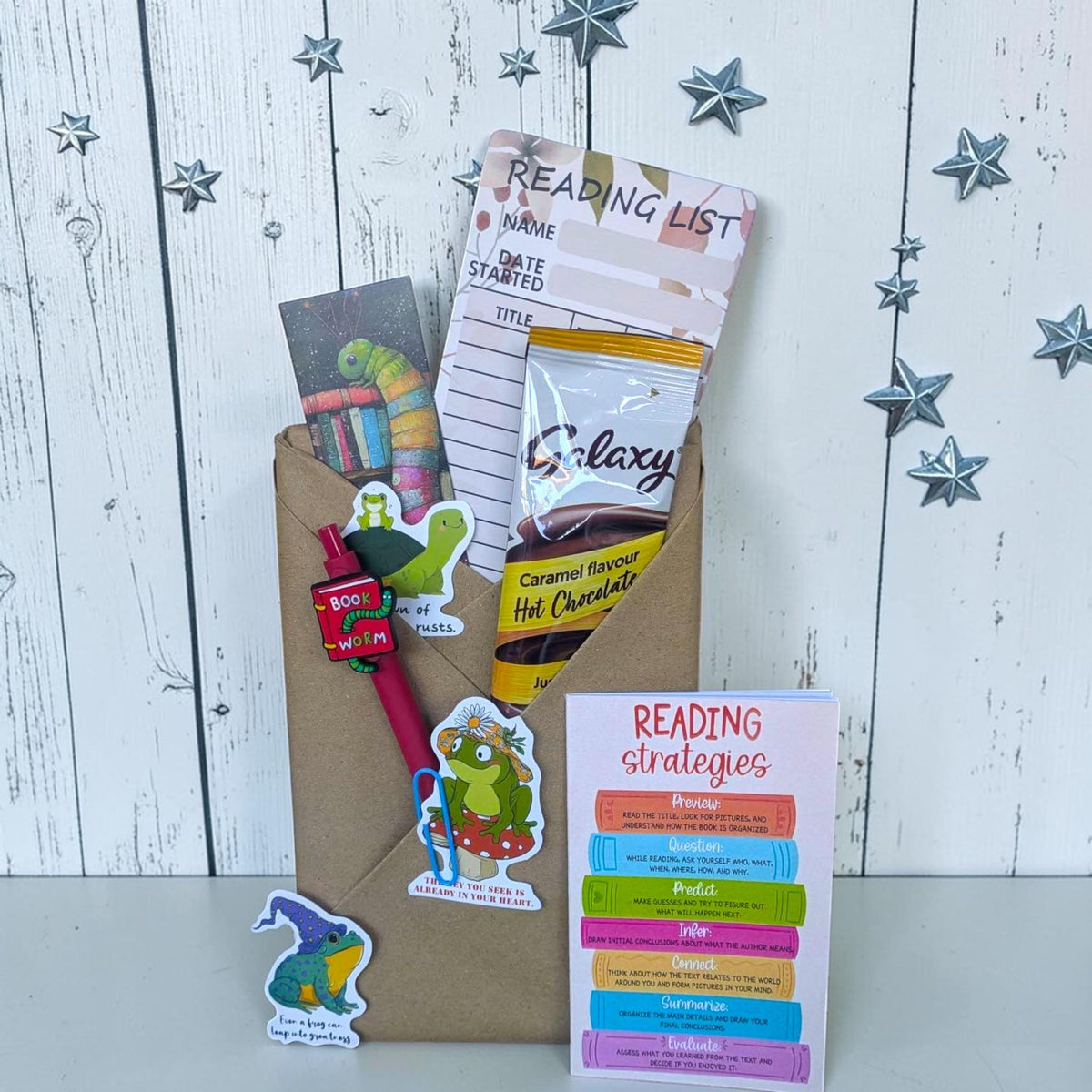 Boys Blind Date With A Book Gift Set | Mystery Book For Children | Book Lover Gift With Bookish Treats