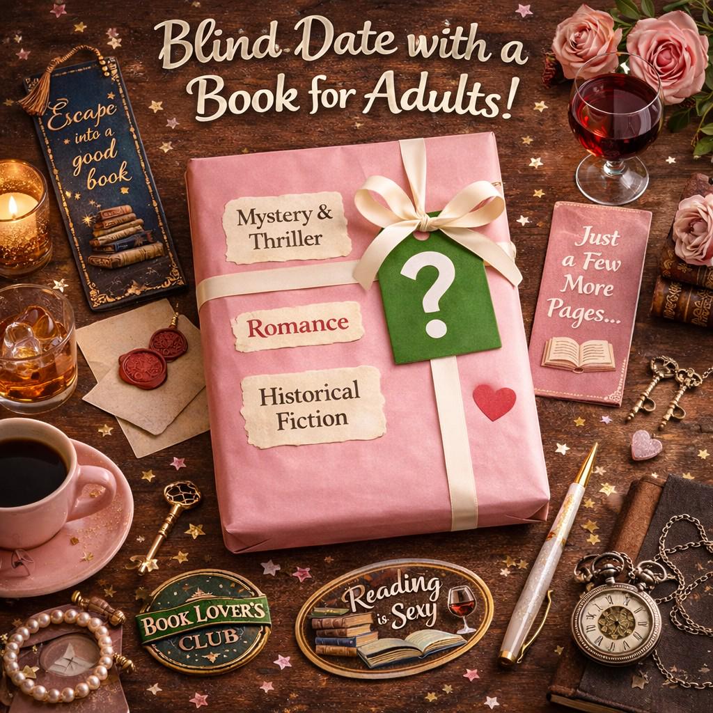 Blind Date with a Book, Gift for Ladies| Mystery Wrapped Book | Book Lover Gift | Bookish Gift for Her | Bookish Gifts