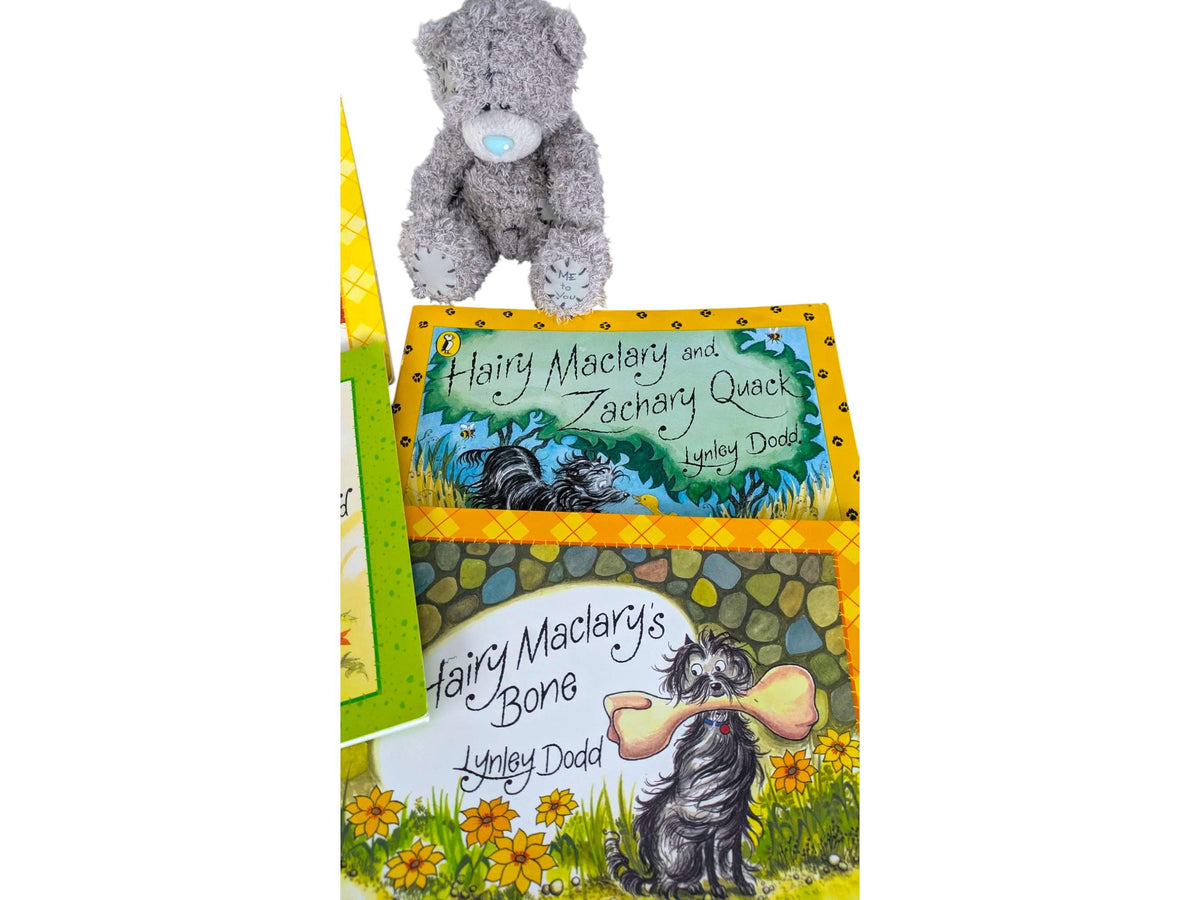 Hairy Maclary Book Bundle with Plush Bear, Storytime Gift