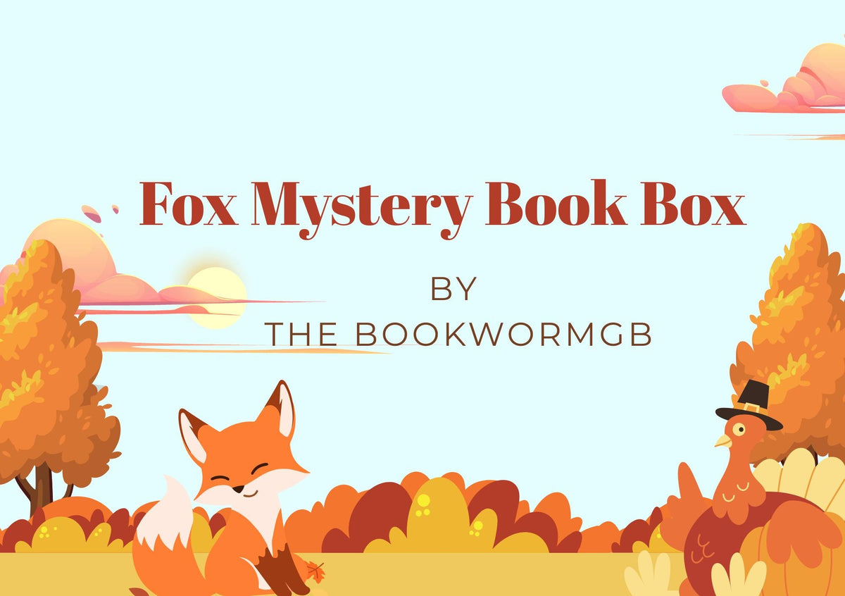 Fox Gift Set | Blind Date With A Book | Book Lover Gift Box | Cozy Reading Gift | Fox Tote & Note Book Set | Fox Themed Care Package |