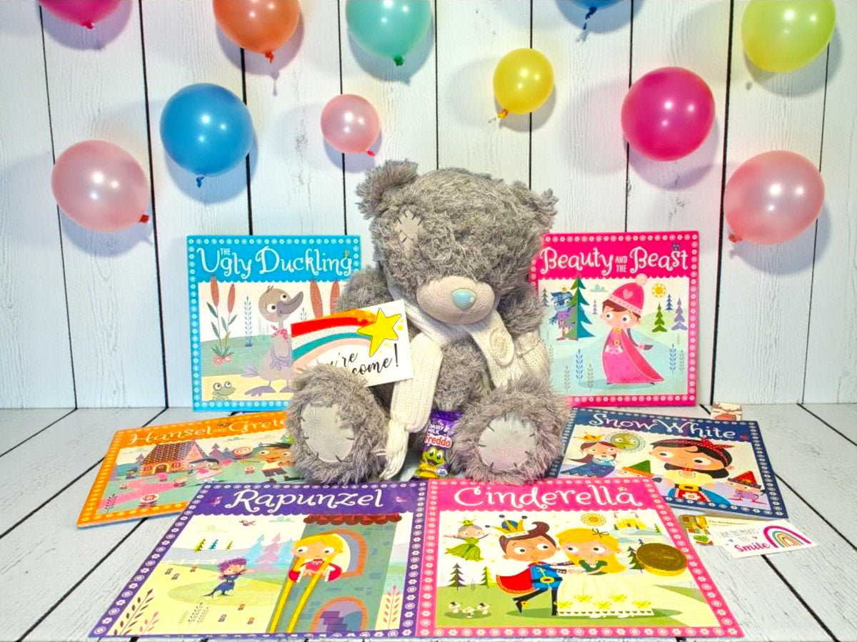 Fairy Tale Book Gift Set | Plush Teddy Bear & Classic Tales