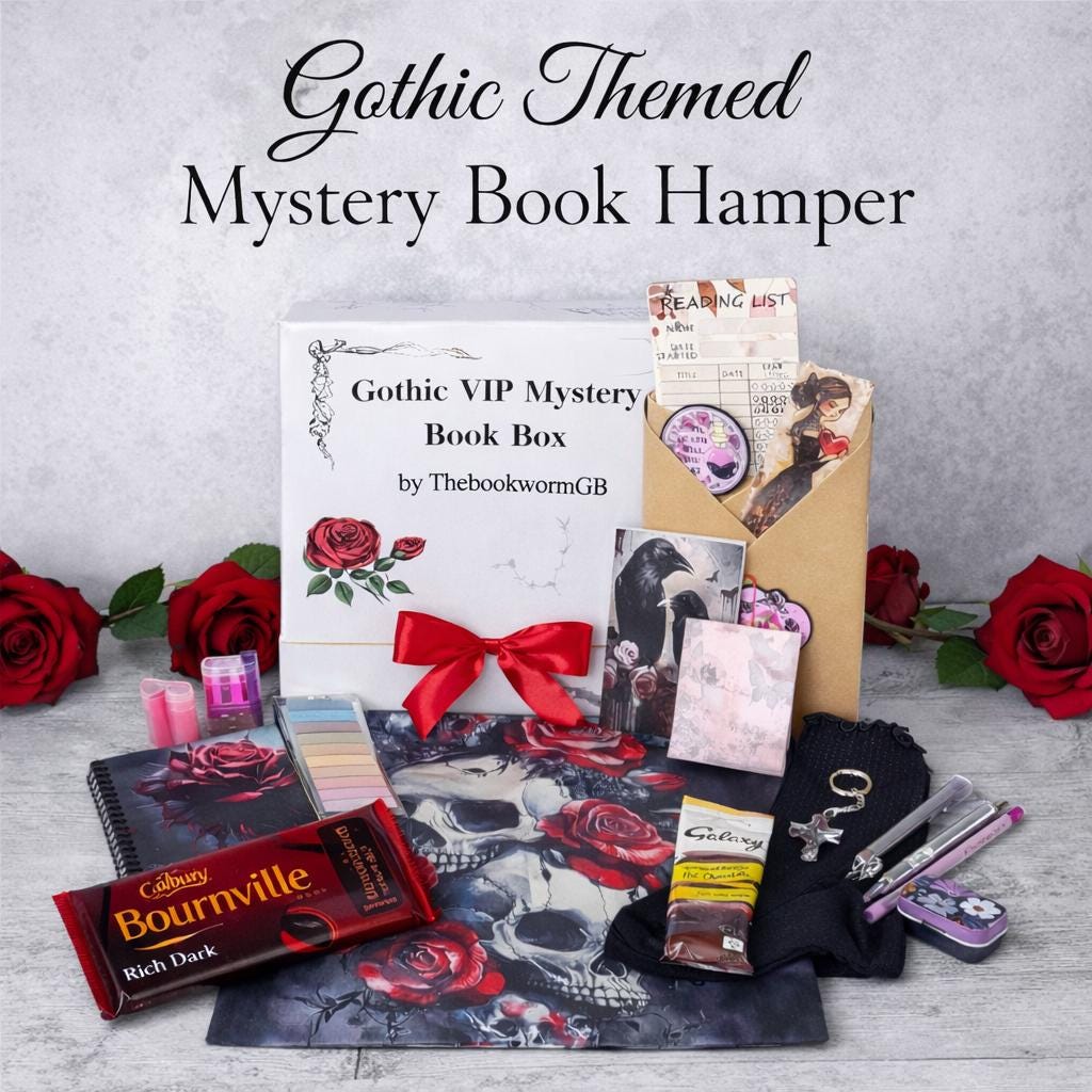 Gothic Gift Set, Fantasy Reader, Bookish Gift Box, Blind Date with a Book, Mystery Book