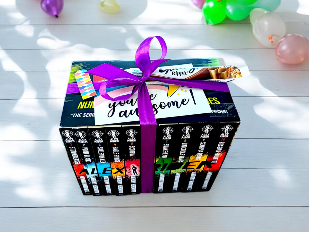 Alex Rider Spy Book Set: Teen Thriller Gift Bundle