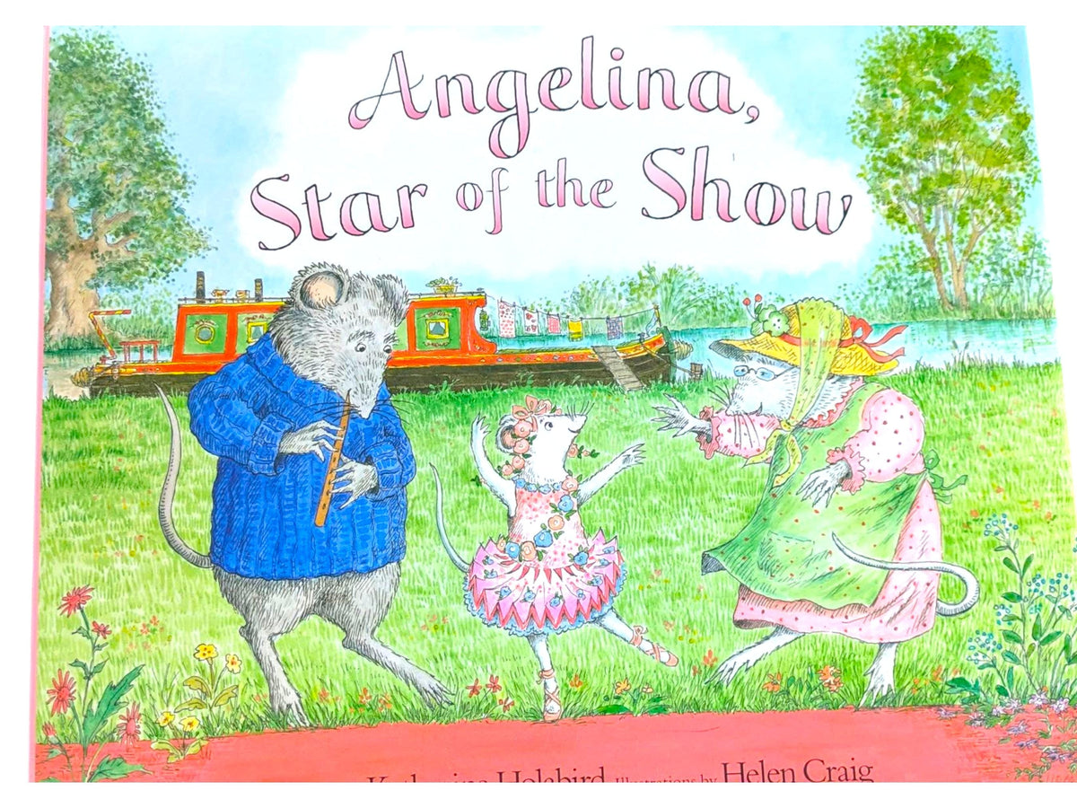 Angelina Ballerina Book Box & Plush Gift Set, Classic Children’s Story Collection