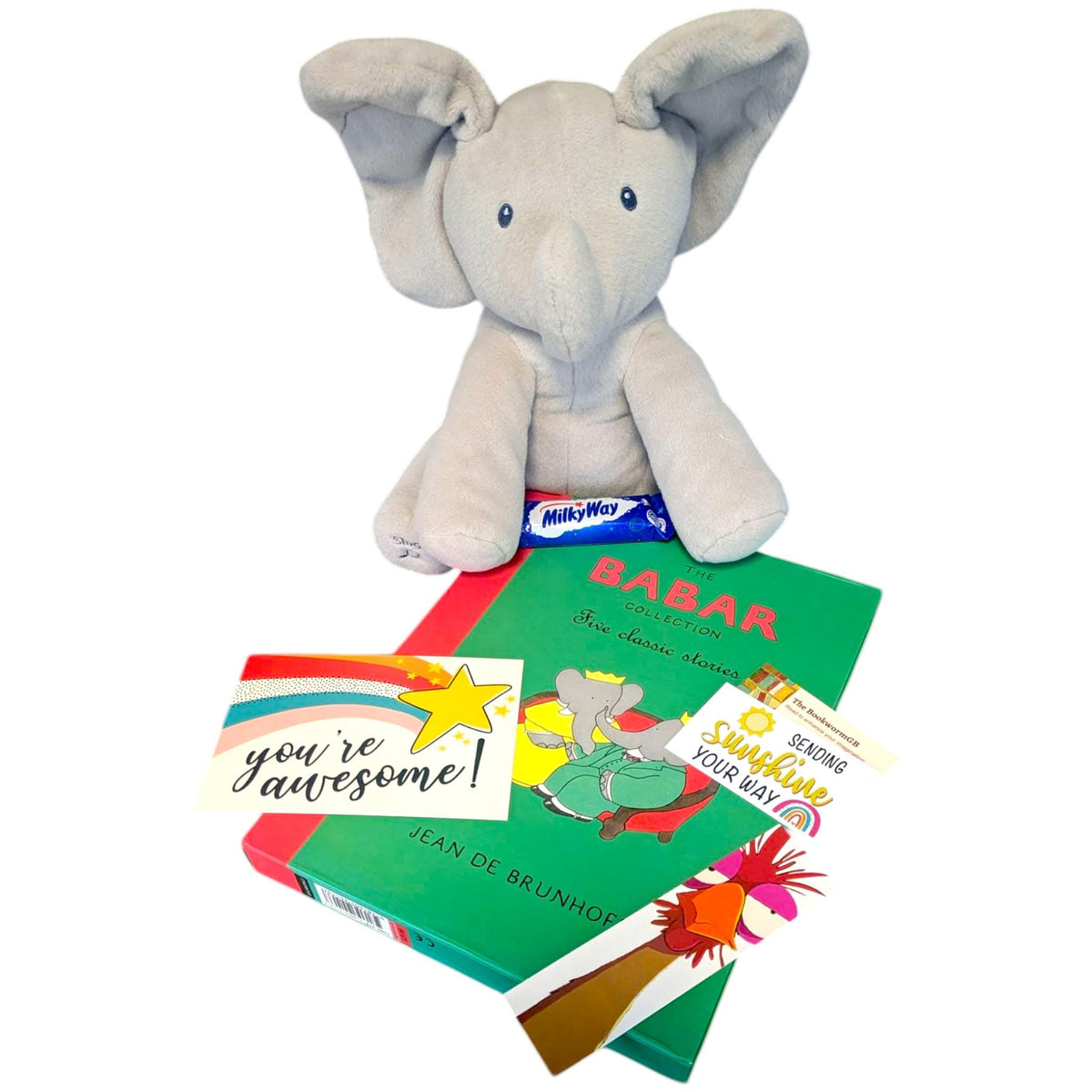 Babar Book & Singing Flappy Elephant Gift Set for Children