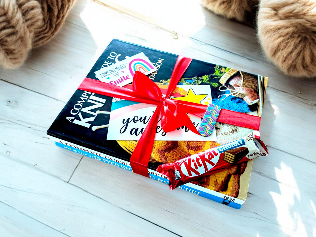 Vintage Knitting & Crochet Book Bundle: Gift for Grandma