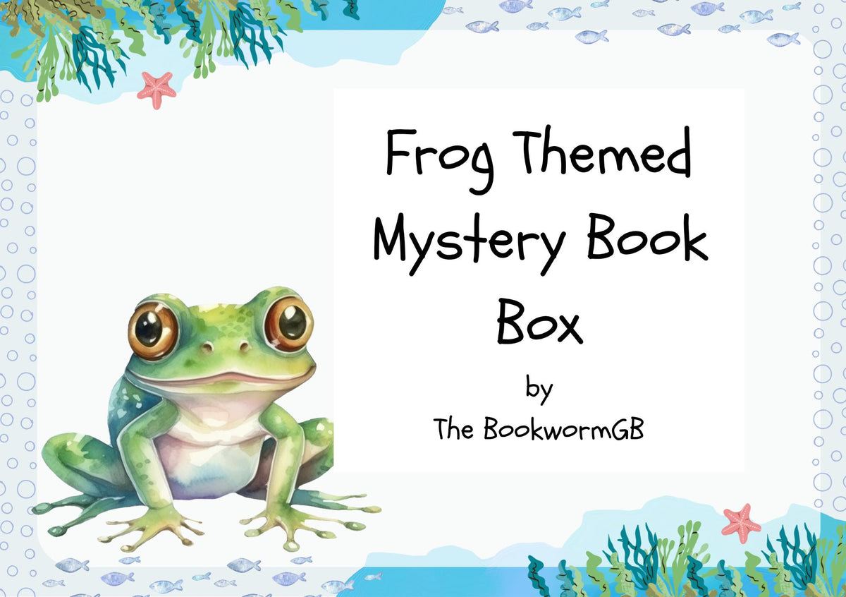 Frog Gift Set | Blind Date With A Book | Frog Lover Book Box | Book Lover Gift for Girls | Reading Gift Basket | Cozy Bookish Surprise