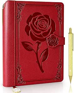 Rose Themed, Mystery Book Gift Set | Book Lover Gift Box | Reading Journal & Tote Bag | Literary Gift for Her | Romantic Reader Gift