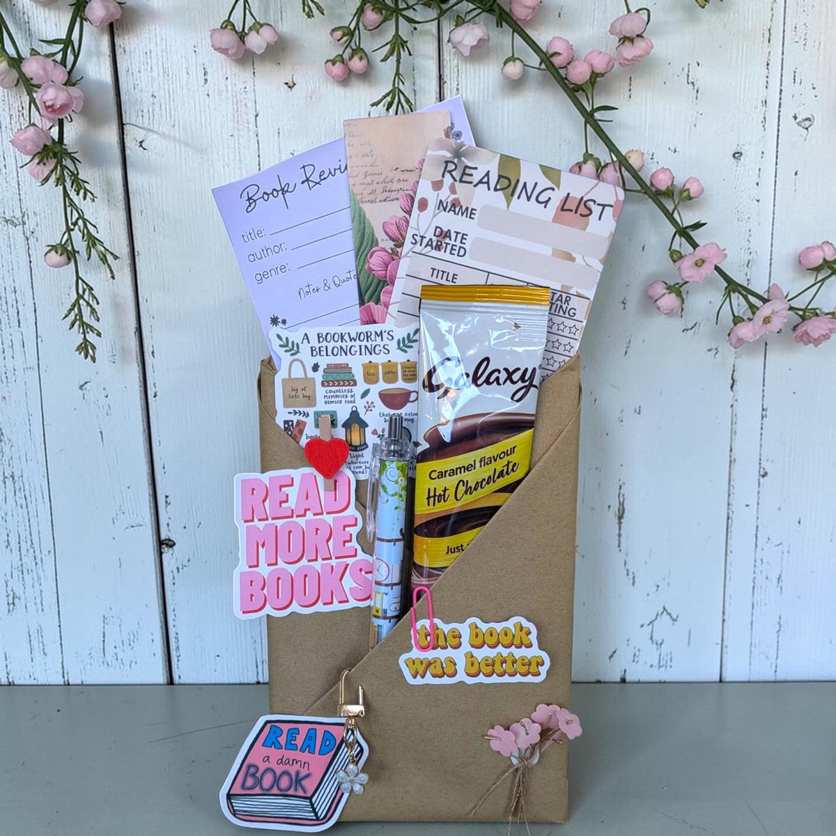 Luxury Blind Date with a Book, Gift Set for Readers, Wrapped Surprise Book, Book Lover Gift