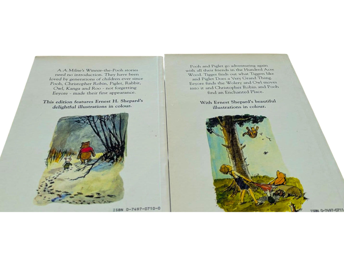 Winnie-the-Pooh Book Bundle | Vintage A.A. Milne Set with Plush