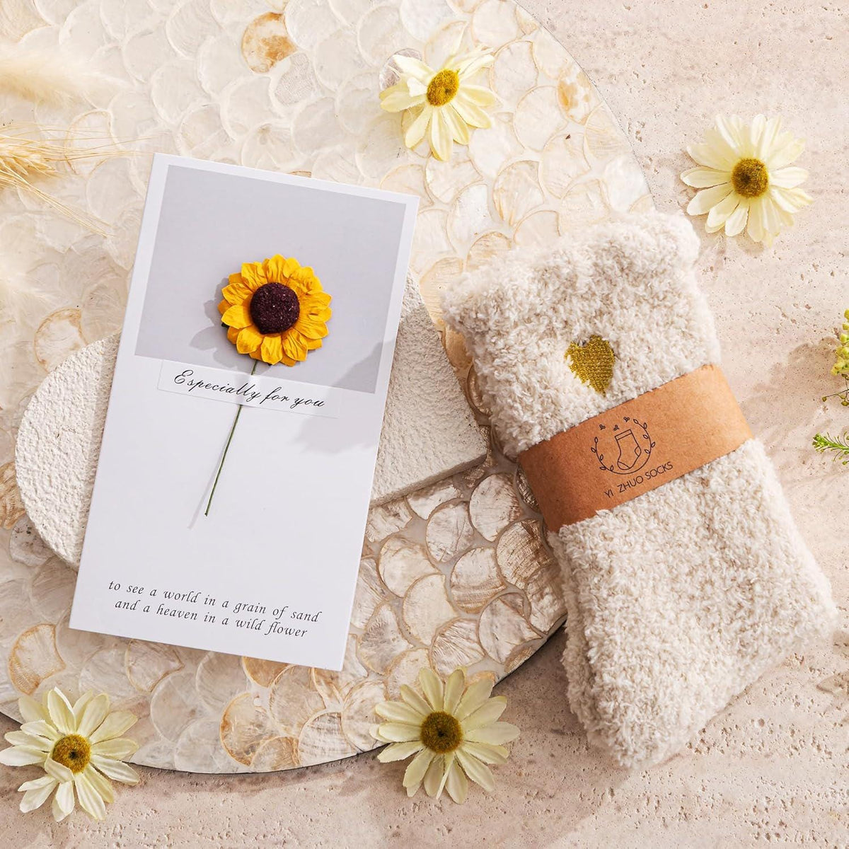 Sunflower Gift Set | Mystery Book | Sending You Sunshine Reading Care Package | Book Lover Gift Box, Tote Bag, Bookish Gifts, Sunflower Gift