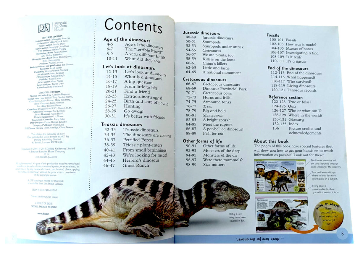 Dinosaur Book Bundle: Children's Gift Set with Toy Dinosaurs