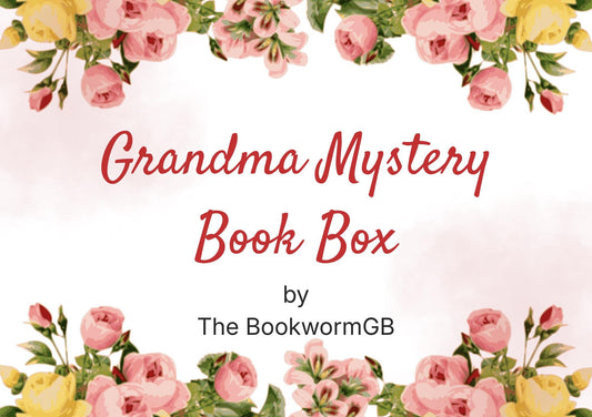 Grandma Mystery Book Gift Set | Nana Reading Gift Box | Book Lover Care Package with Tote Bag, Bookish Gifts | Grandmother Reading Gift