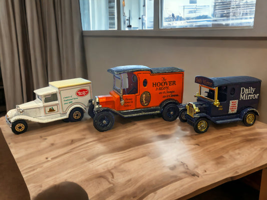 Vintage Die Cast Car Bundle: Corgi, Lledo Trucks (11 Cars)
