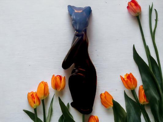 Vintage Black Cat Ornaments: Lucky Cat Lover Gift