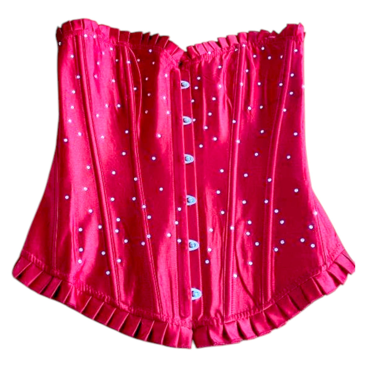 Medium Boned Corset: Lace-Up Historical Reenactment Costume