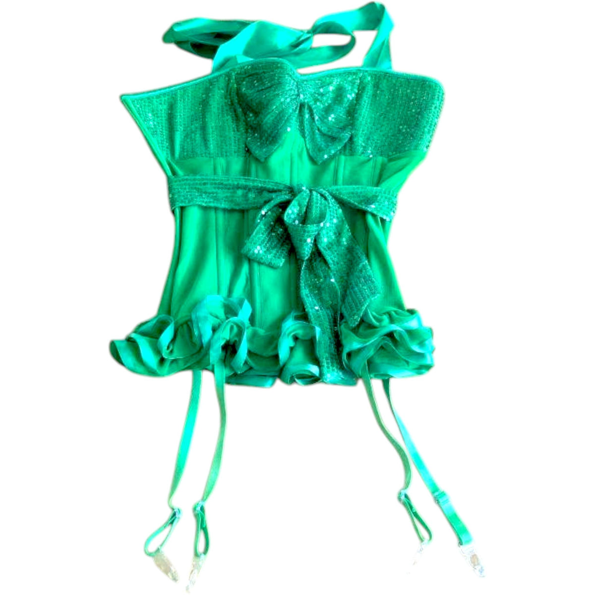 Medium Boned Corset: Lace-Up Gothic Fancy Dress