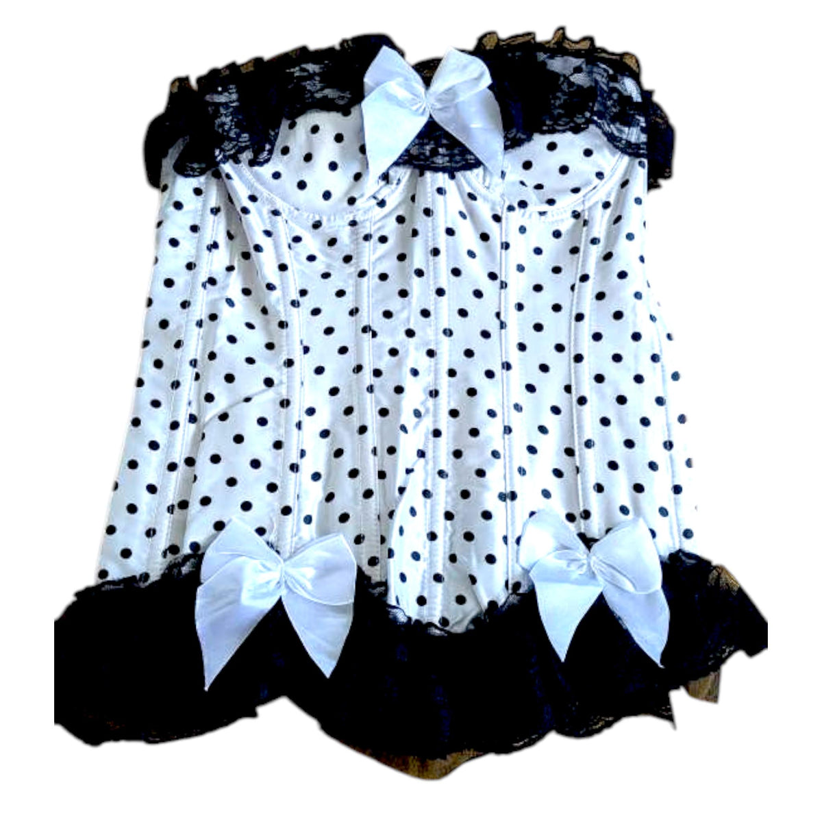 Medium Boned Corset: Lace-Up Historical Reenactment Costume