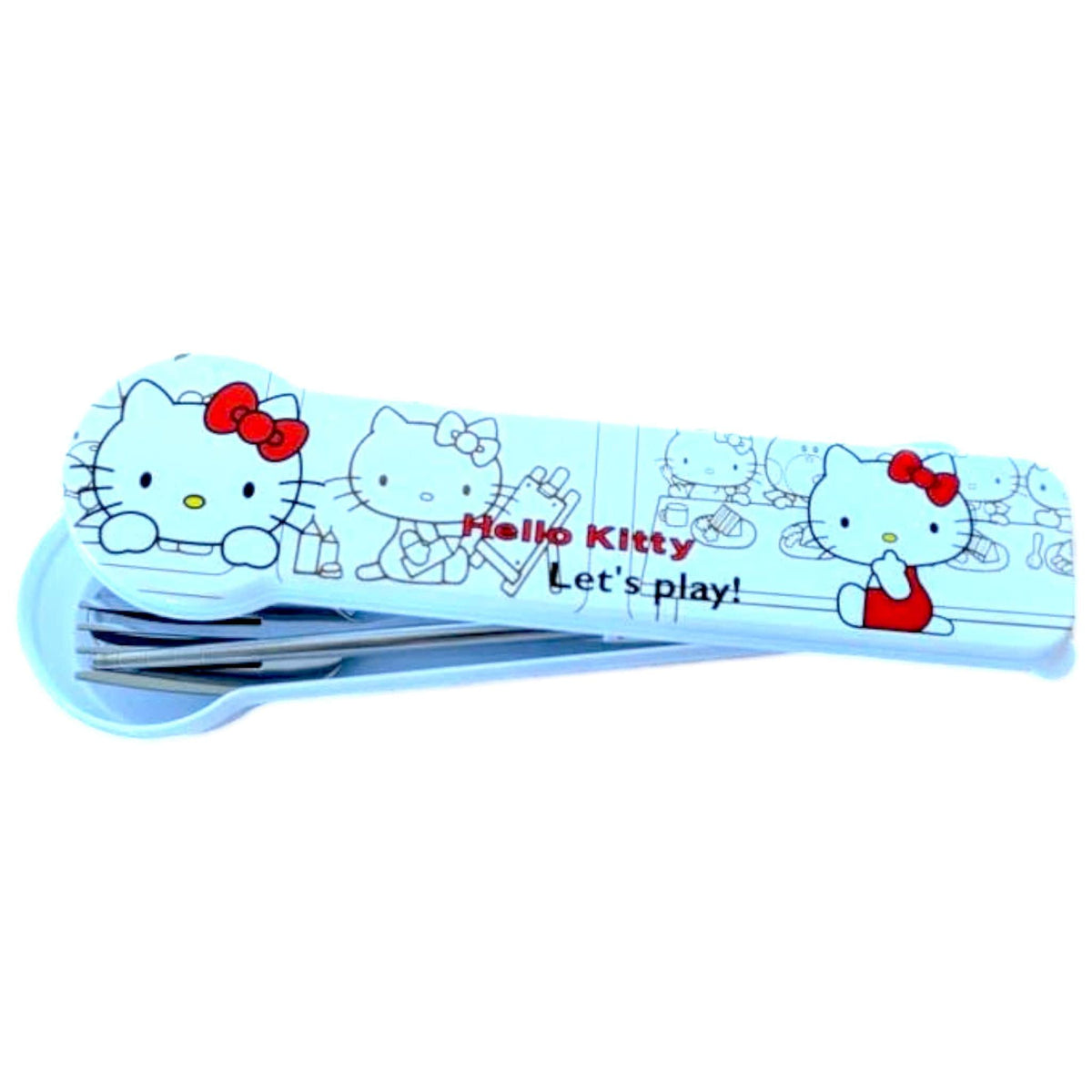 Hello Kitty Travel Cutlery Set: Children's Picnic Lunch