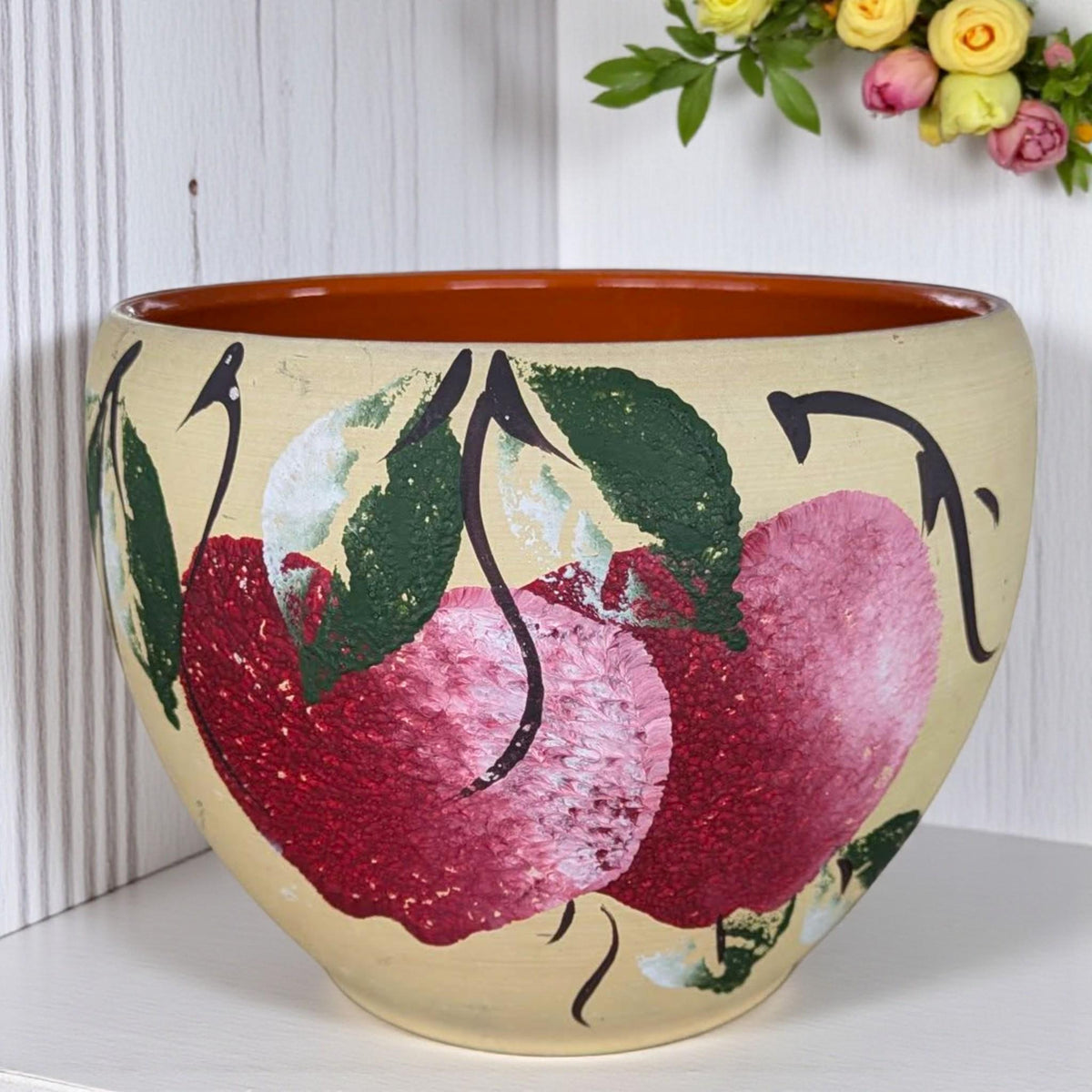 Vintage Planter, Indoor Flower Pot