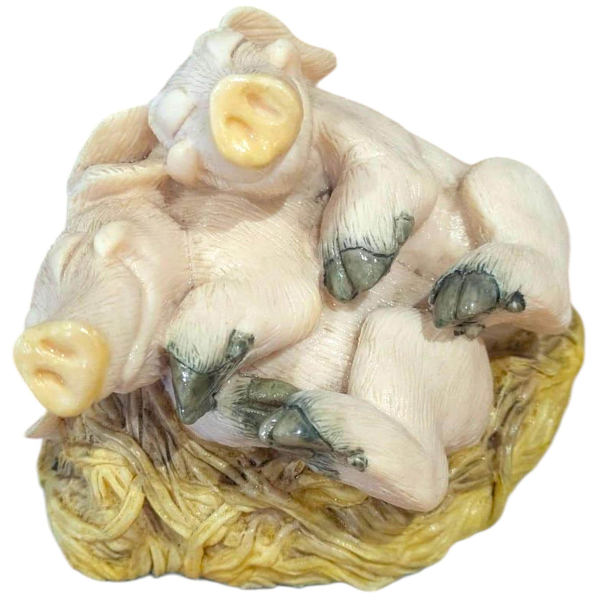Vintage Piggin Figurines β Cute Pig Ornaments, Hell, Lottery, Cuddles, Pals, Holidays