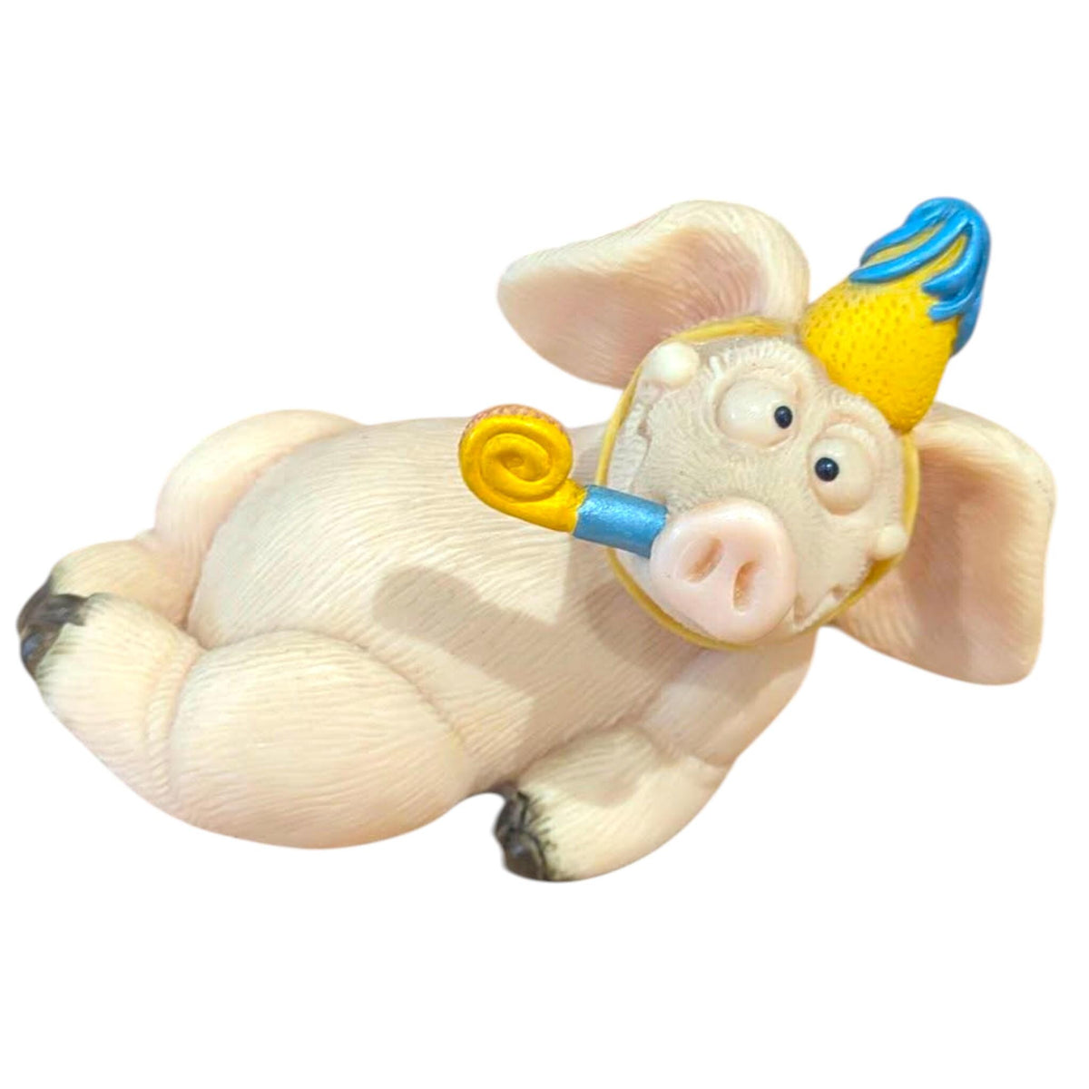 Vintage Piggin Figurines β Boxed Cute Pig Ornaments, Hero, Bills, High Flyer, Good Luck, Relax, Parties