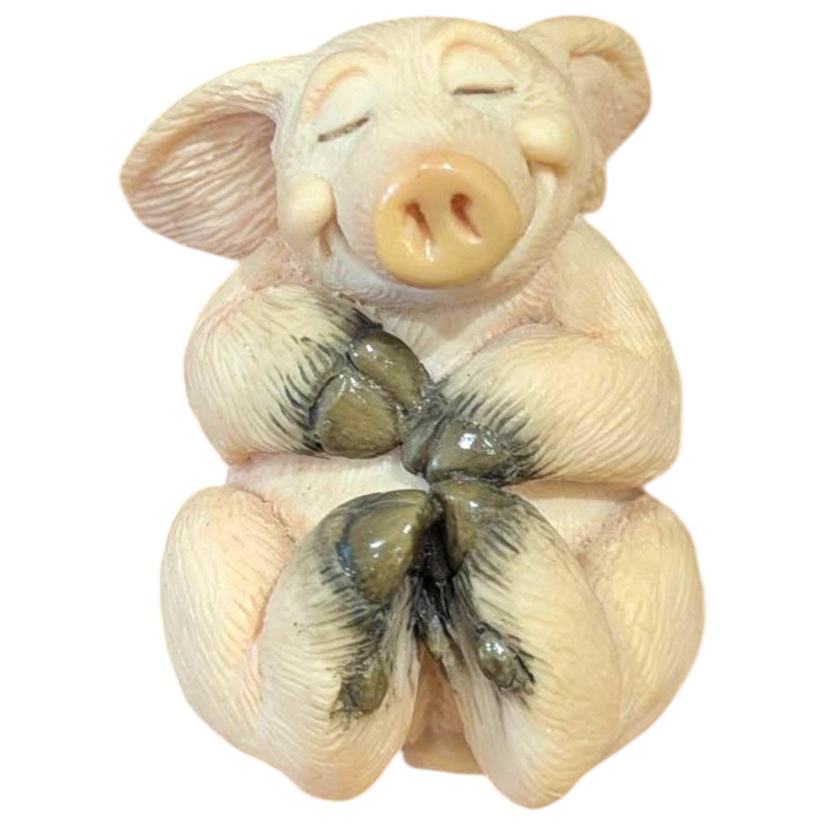 Vintage Piggin Figurines β Boxed Cute Pig Ornaments, Hero, Bills, High Flyer, Good Luck, Relax, Parties