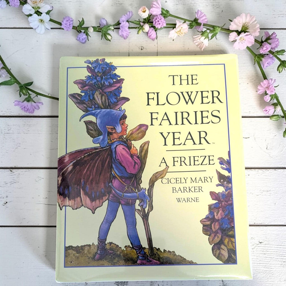 The Flower Fairies Year: A Frieze by Cicely Mary Barker – Vintage Style Fairy Wall Art – Botanical Gift